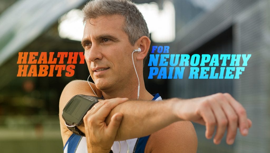 neuropathy pain relief stretching man
