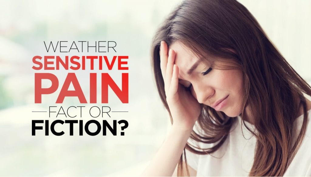 woman with chronic pain weather sensitive pain